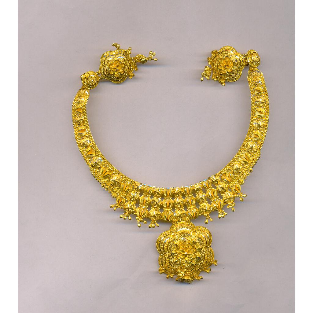 GOLD HALF SET ROUND PLAIN FANCY