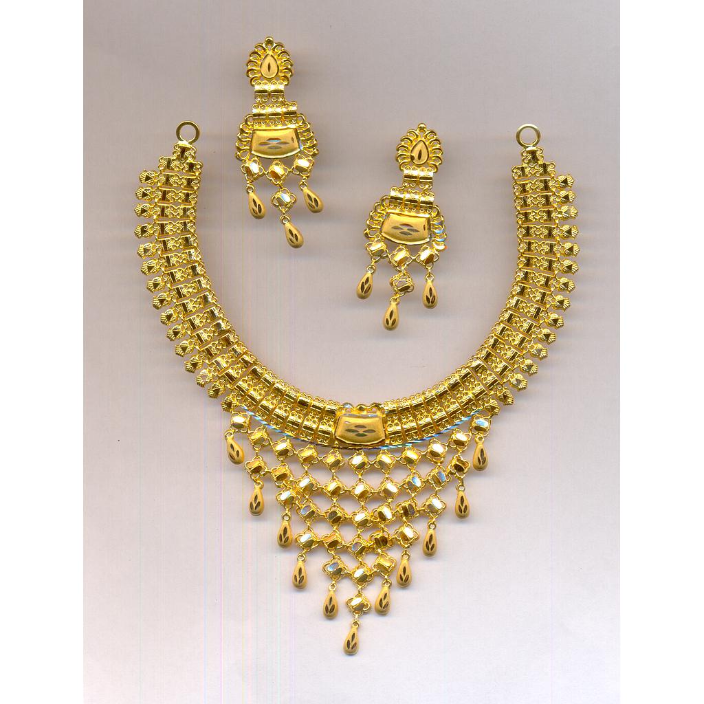 GOLD HALF SET ROUND PLAIN FANCY