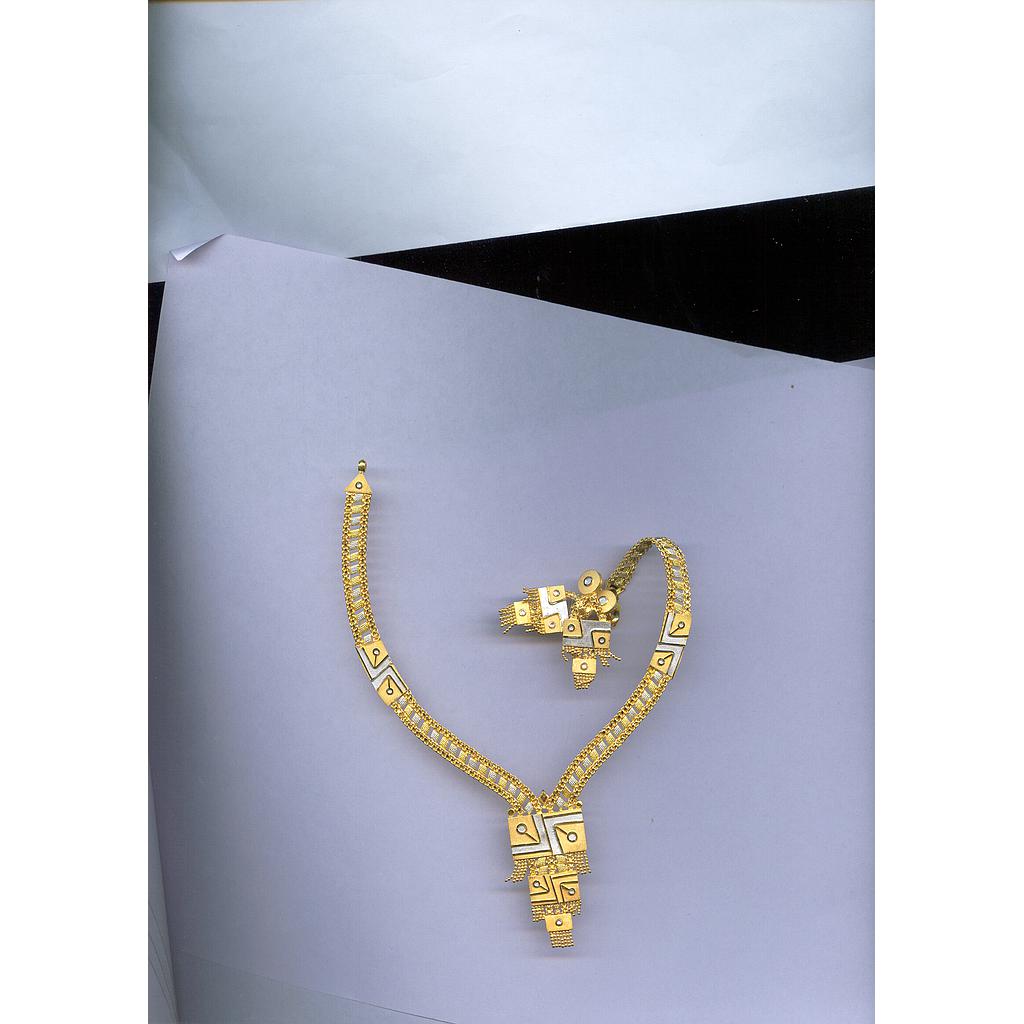 GOLD HALF SET ROUND PLAIN FANCY