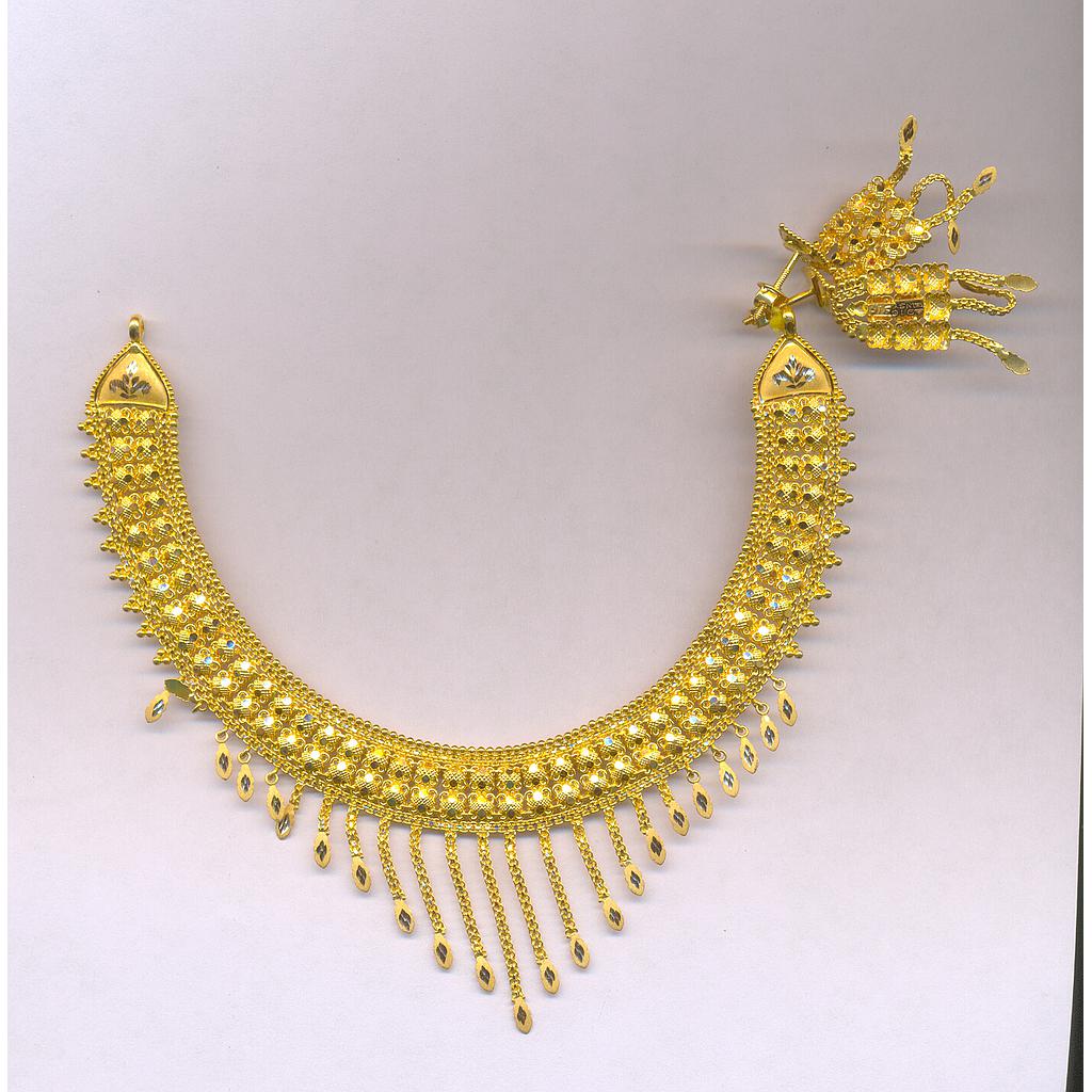 GOLD HALF SET ROUND PLAIN FANCY