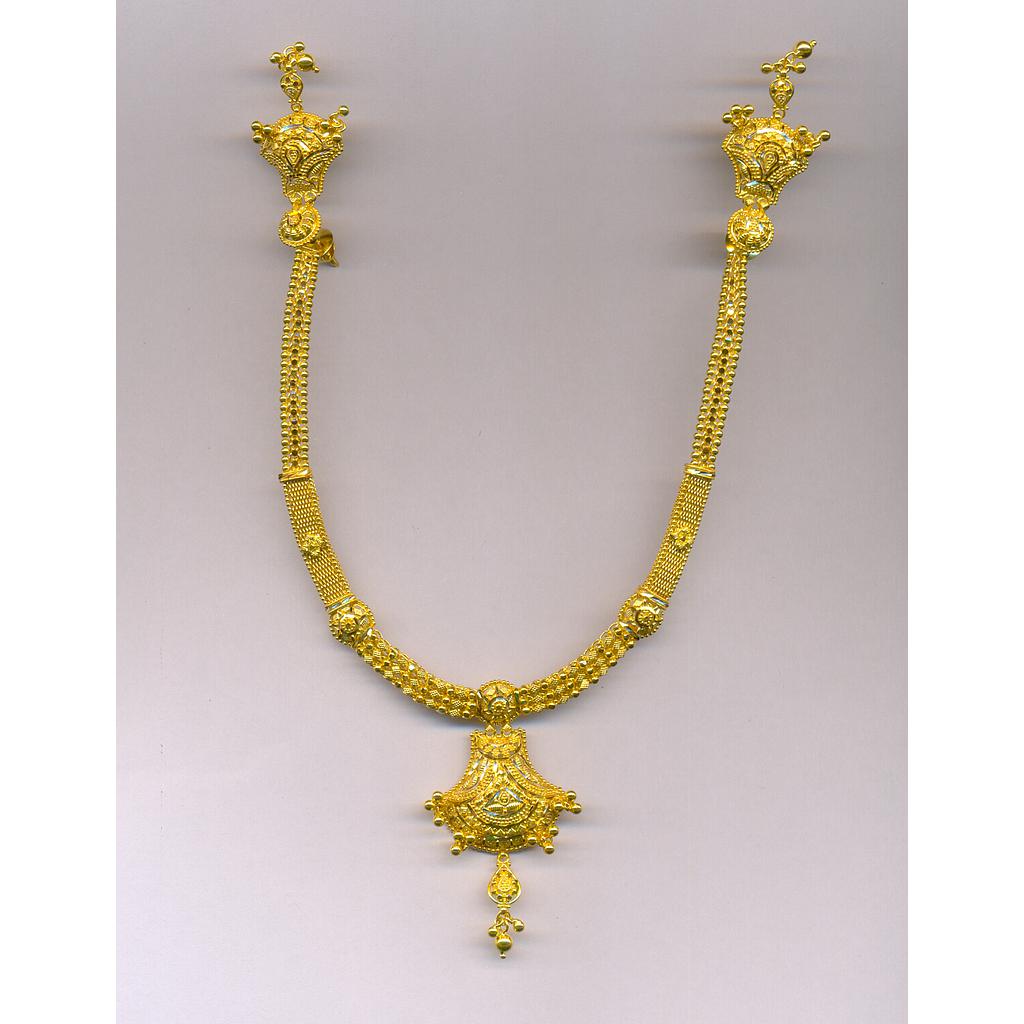 GOLD HALF SET ROUND PLAIN FANCY