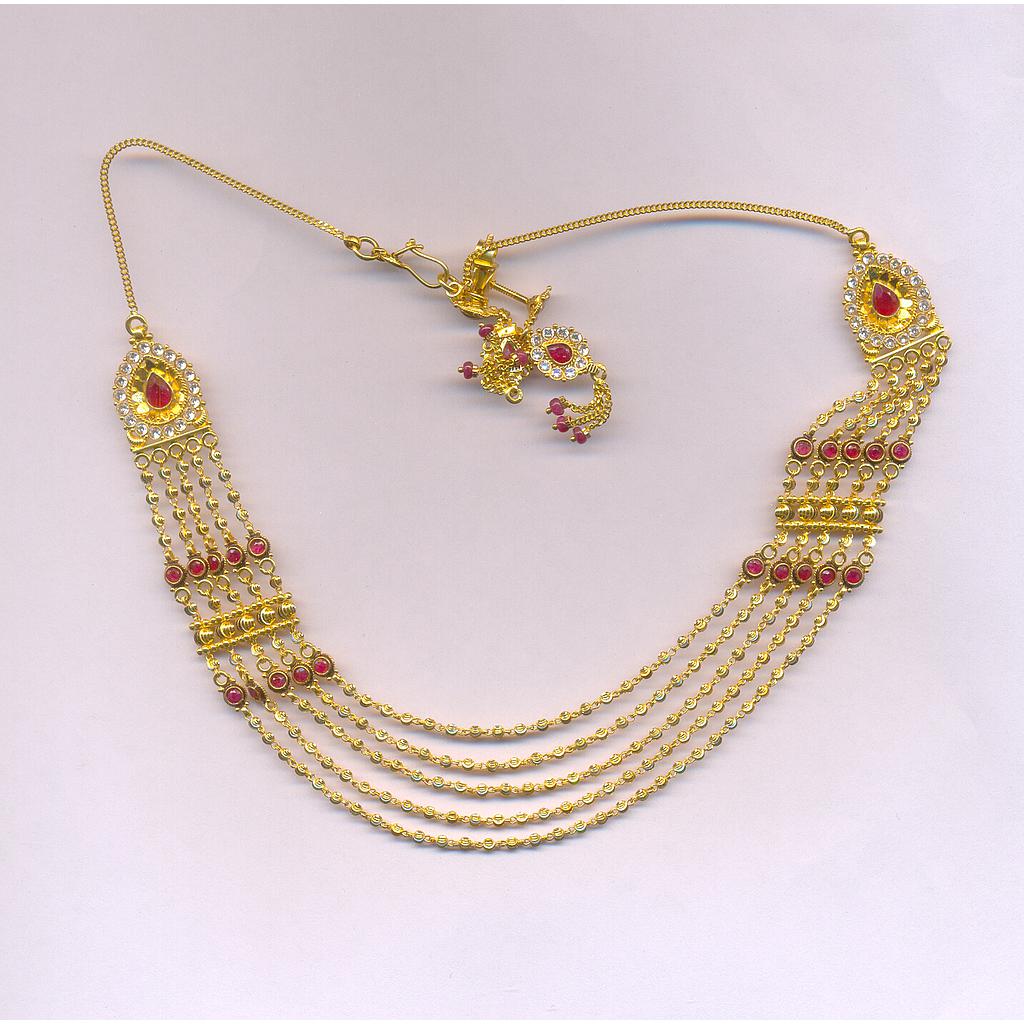 GOLD HALF SET ROUND PLAIN FANCY