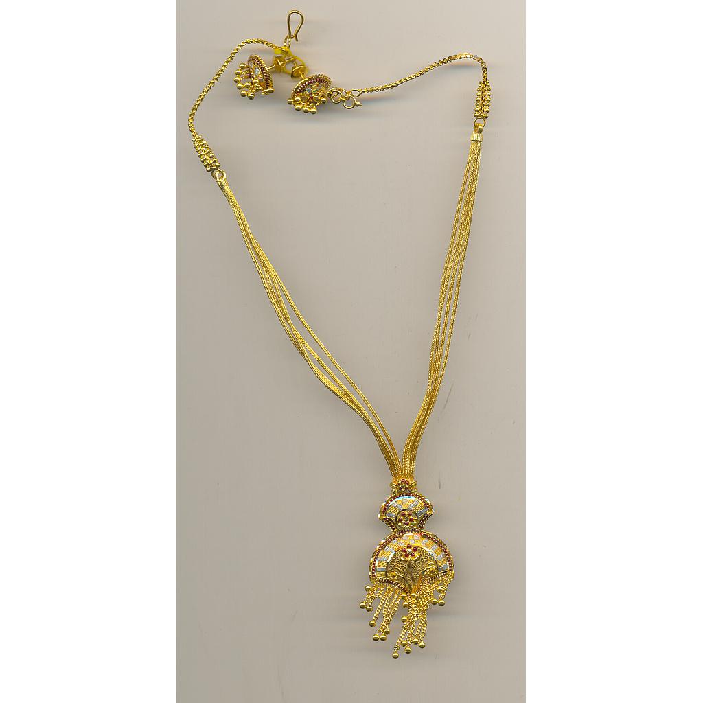 GOLD HALF SET ROUND PLAIN FANCY