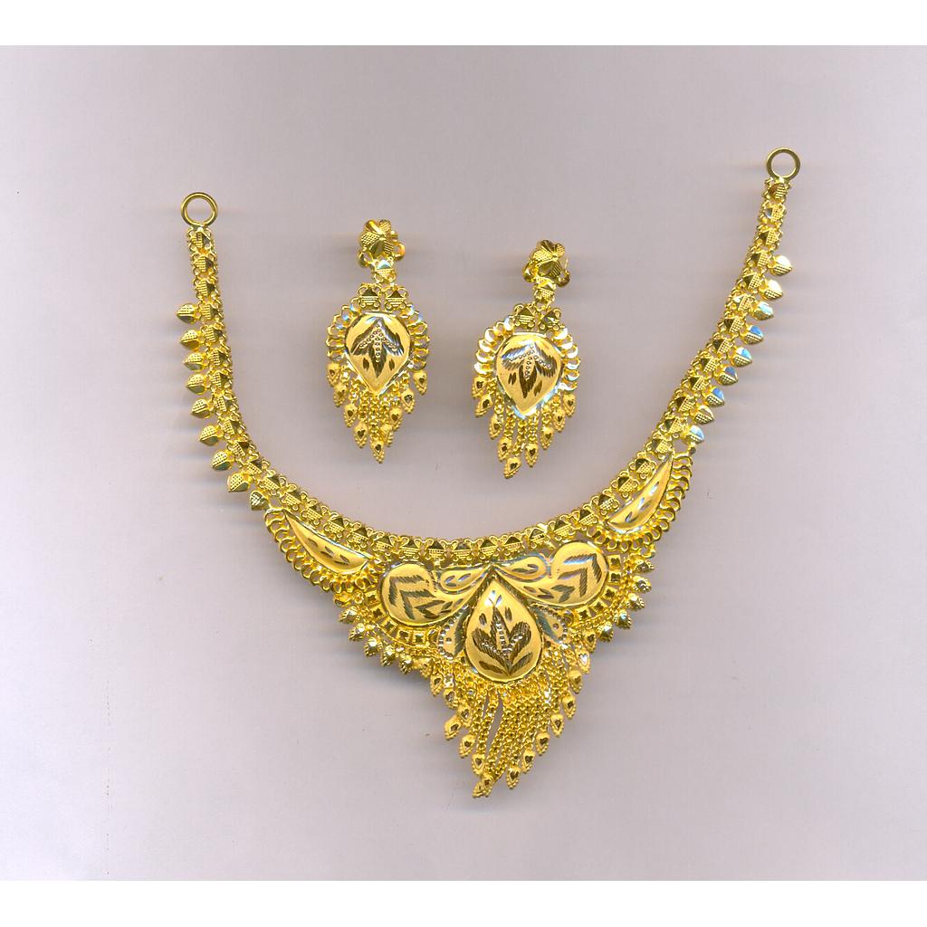 GOLD HALF SET ROUND PLAIN FANCY