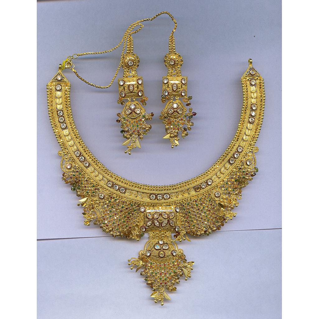 GOLD HALF SET ROUND PLAIN FANCY