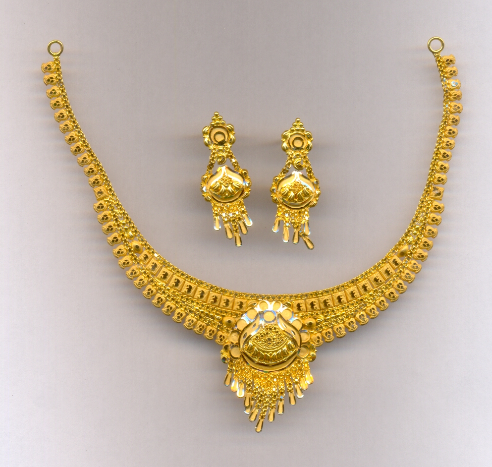 GOLD HALF SET ROUND PLAIN FANCY