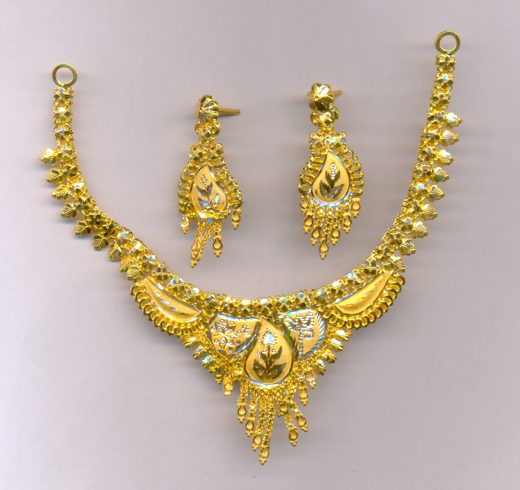 GOLD HALF SET ROUND PLAIN FANCY