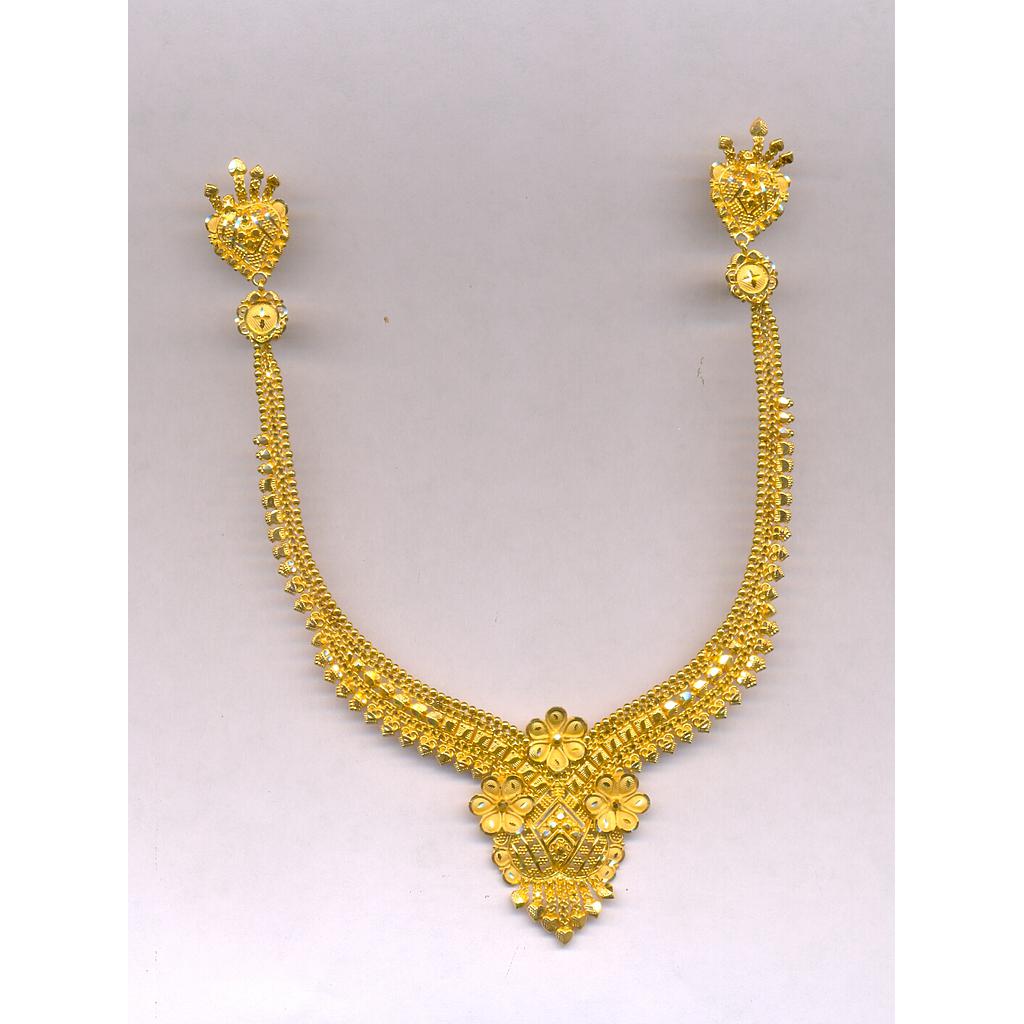 GOLD HALF SET ROUND PLAIN FANCY