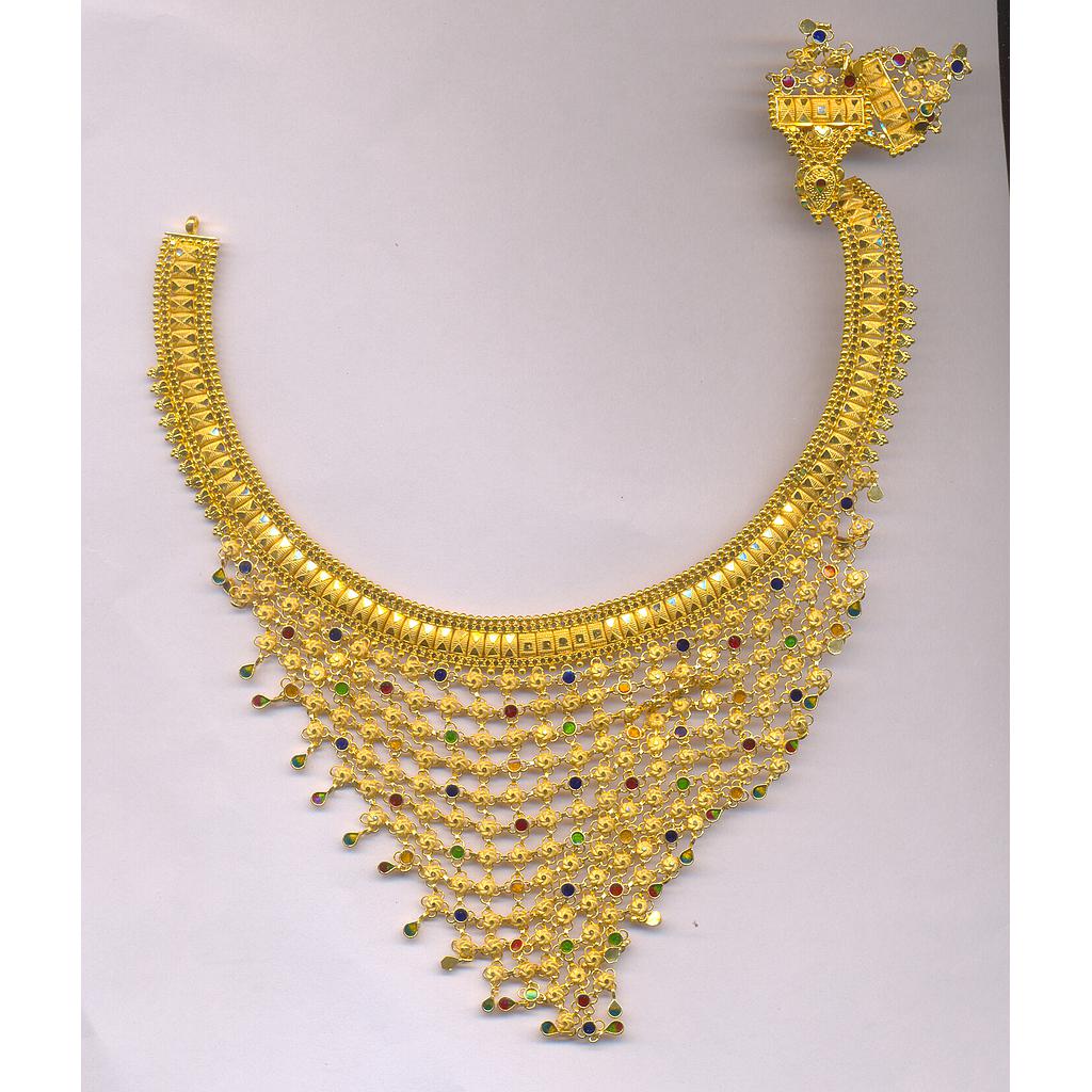 GOLD HALF SET ROUND PLAIN FANCY