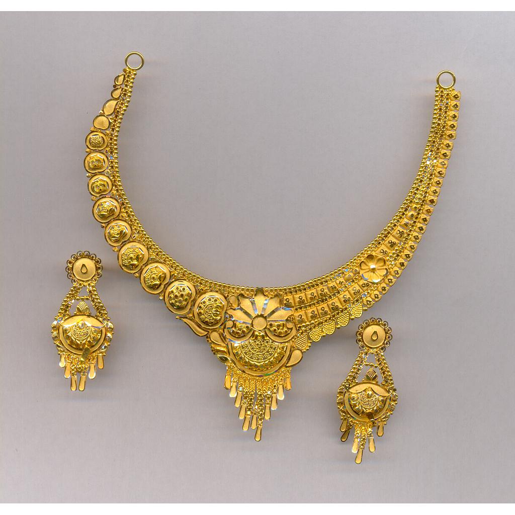 GOLD HALF SET ROUND PLAIN FANCY