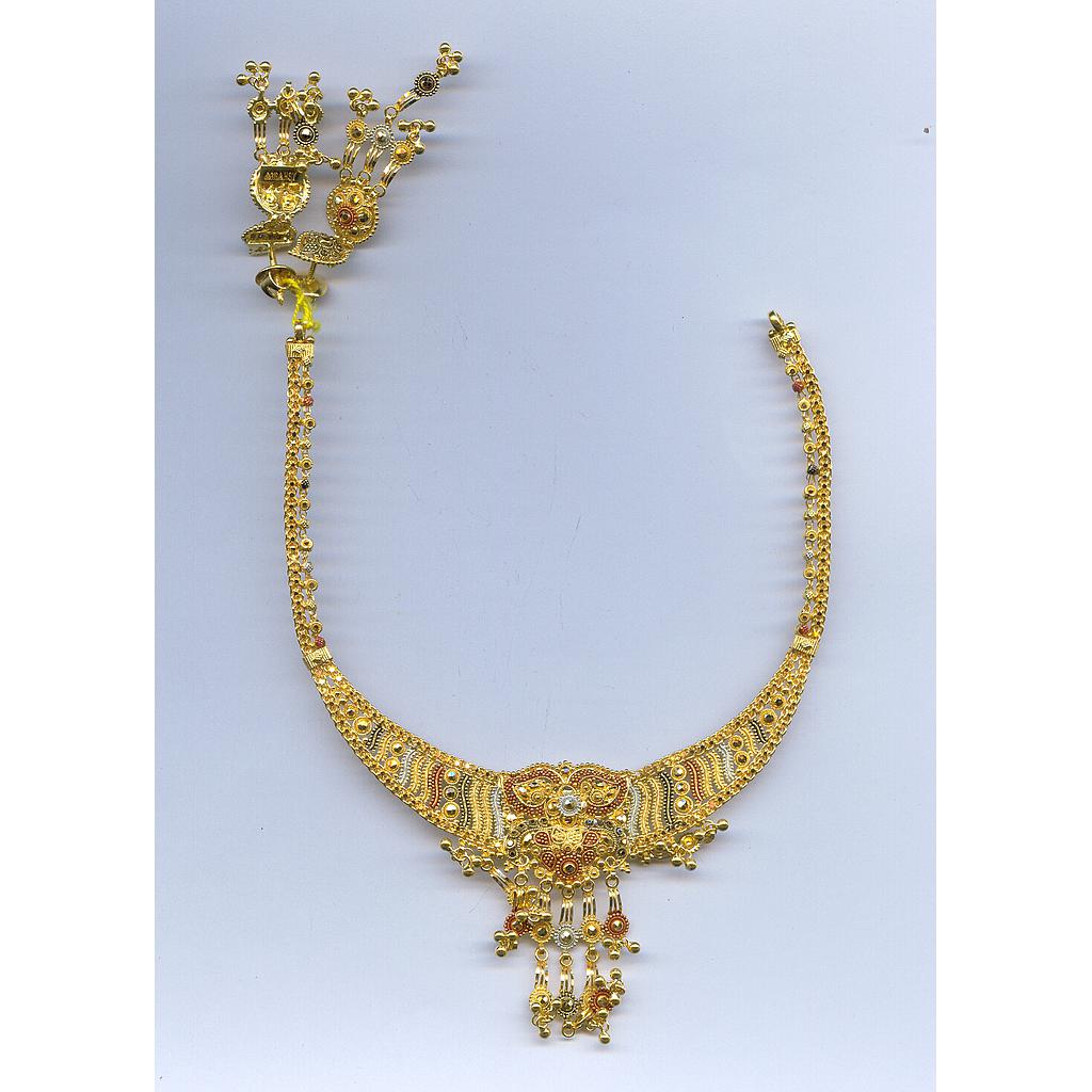 GOLD HALF SET ROUND PLAIN FANCY