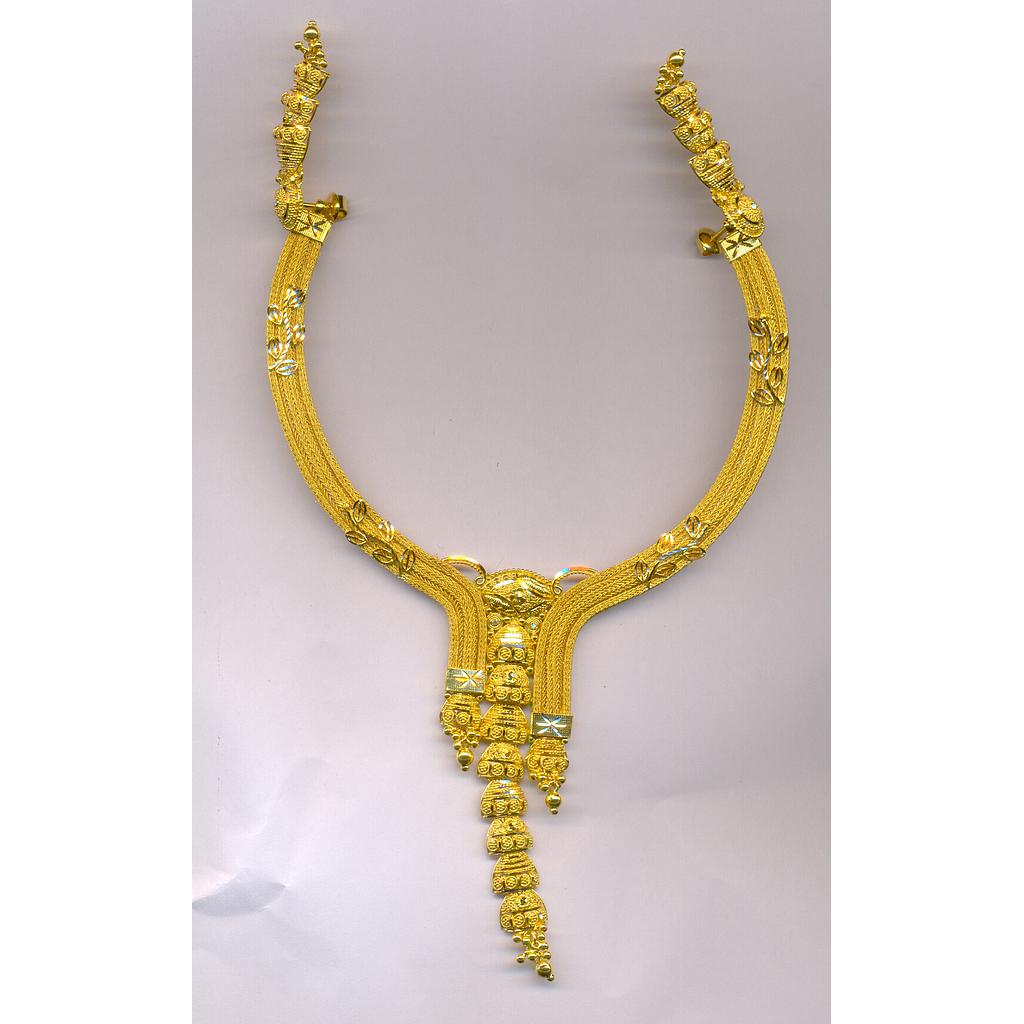 GOLD HALF SET ROUND PLAIN FANCY