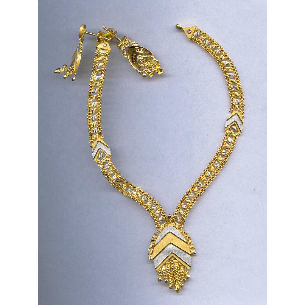GOLD HALF SET ROUND PLAIN FANCY