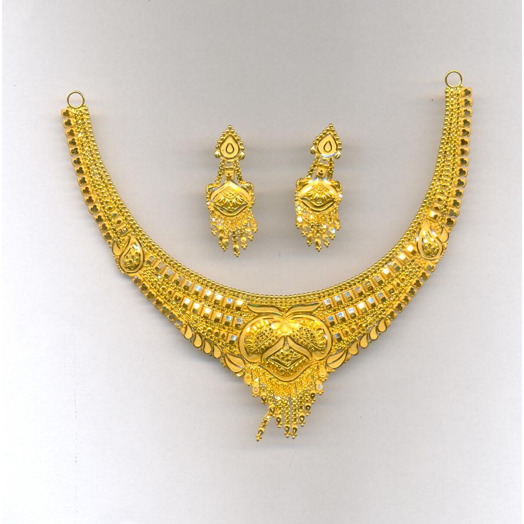 GOLD HALF SET ROUND PLAIN FANCY