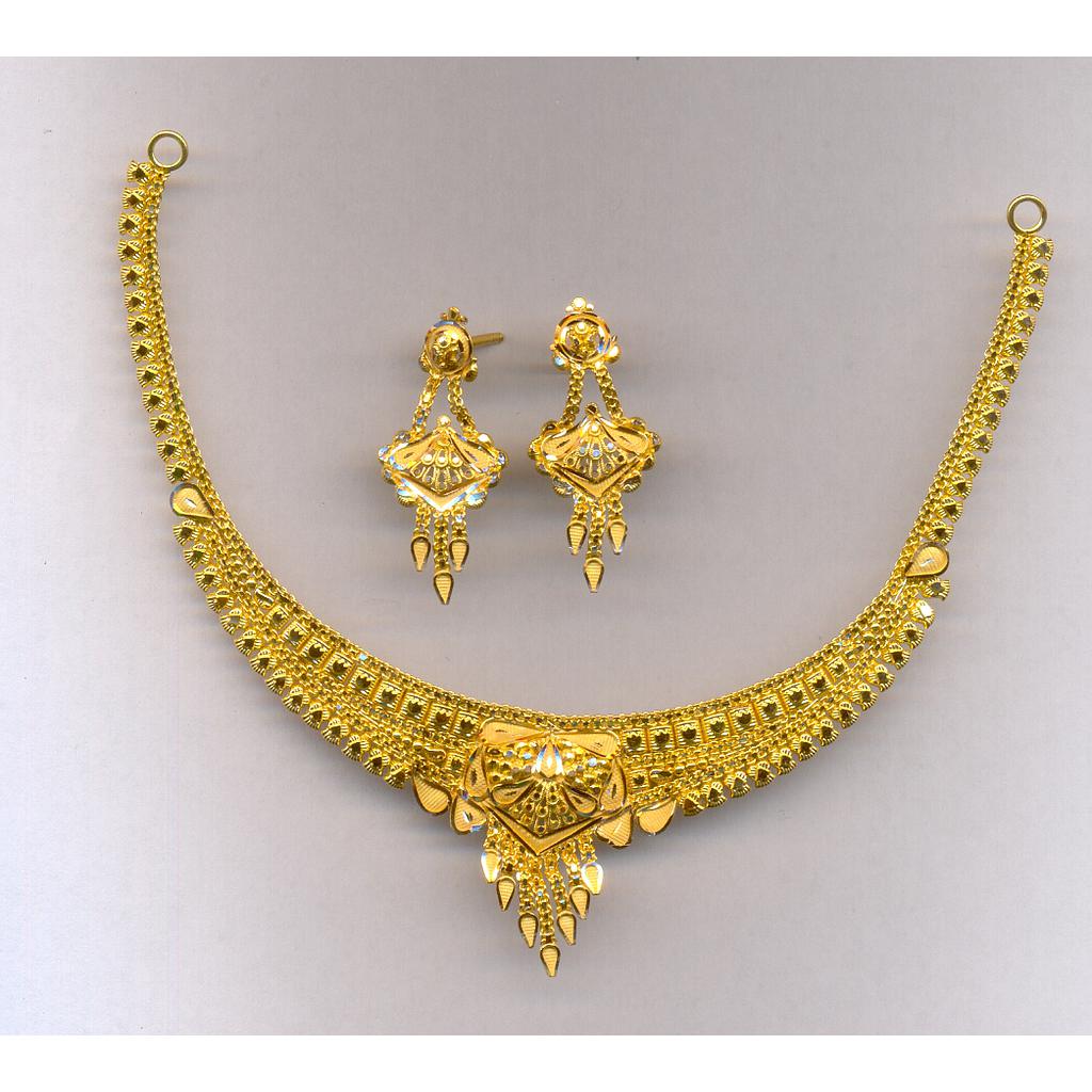 GOLD HALF SET ROUND PLAIN FANCY