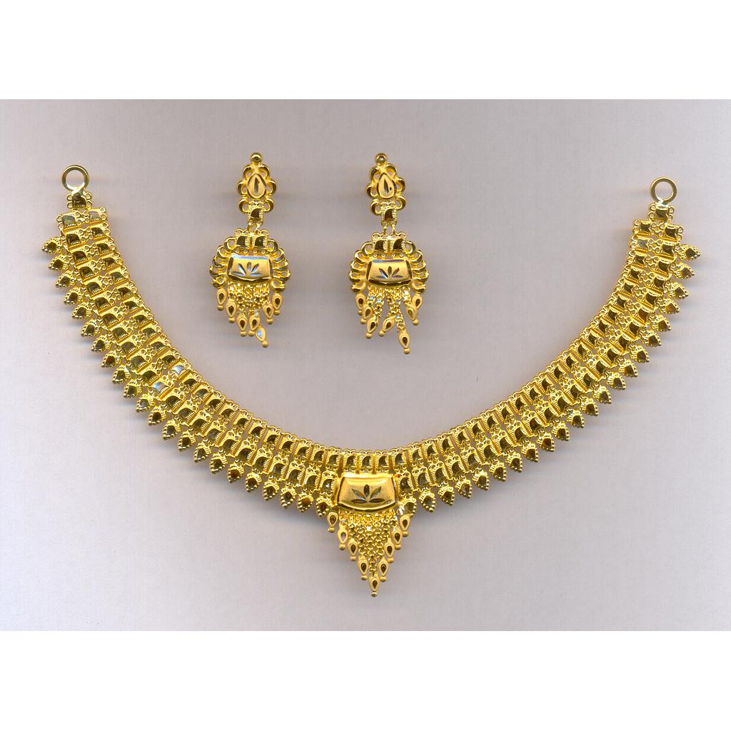 GOLD HALF SET ROUND PLAIN FANCY