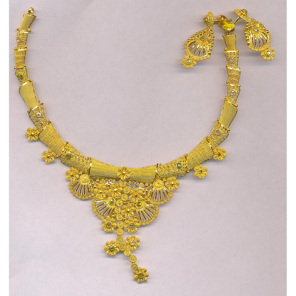 GOLD HALF SET ROUND PLAIN FANCY