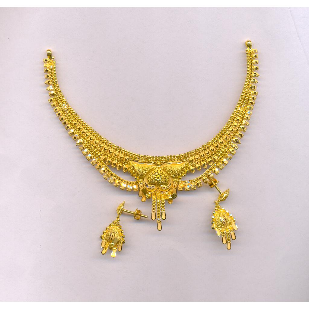 GOLD HALF SET ROUND PLAIN FANCY