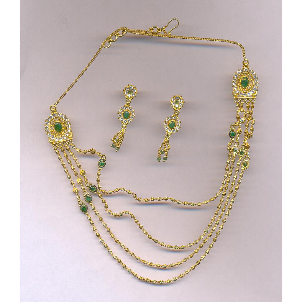GOLD HALF SET ROUND PLAIN FANCY