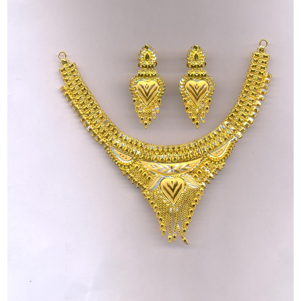 GOLD HALF SET ROUND PLAIN FANCY