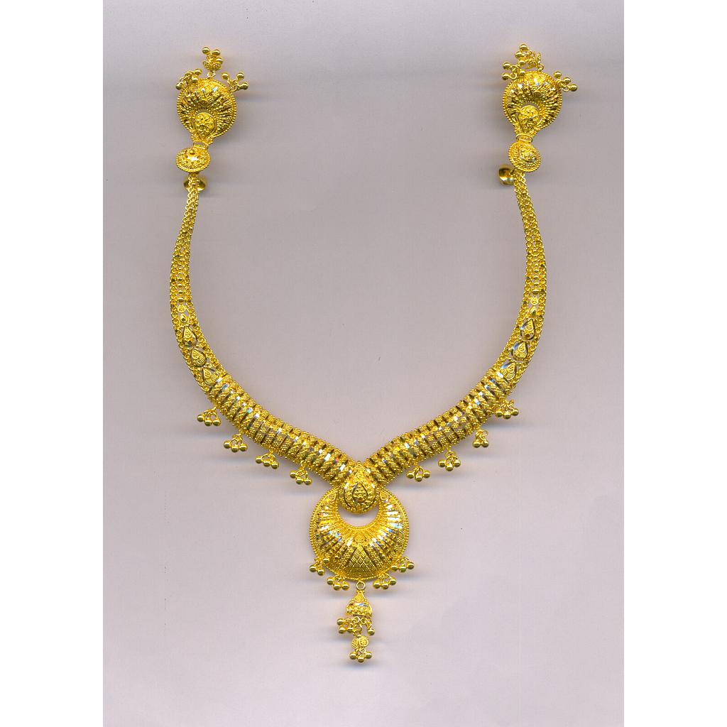 GOLD HALF SET ROUND PLAIN FANCY