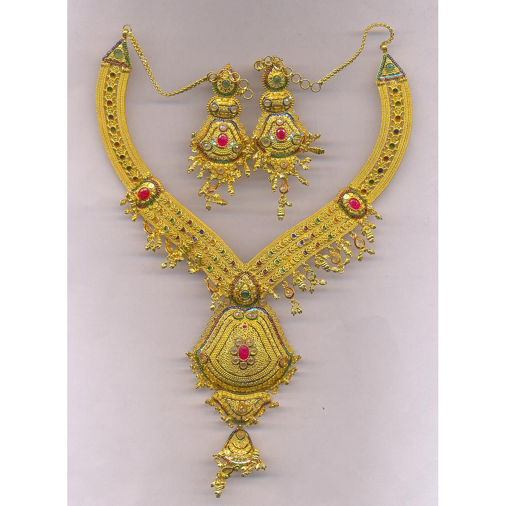 GOLD HALF SET ROUND PLAIN FANCY