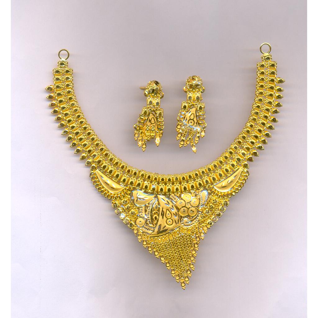 GOLD HALF SET ROUND PLAIN FANCY