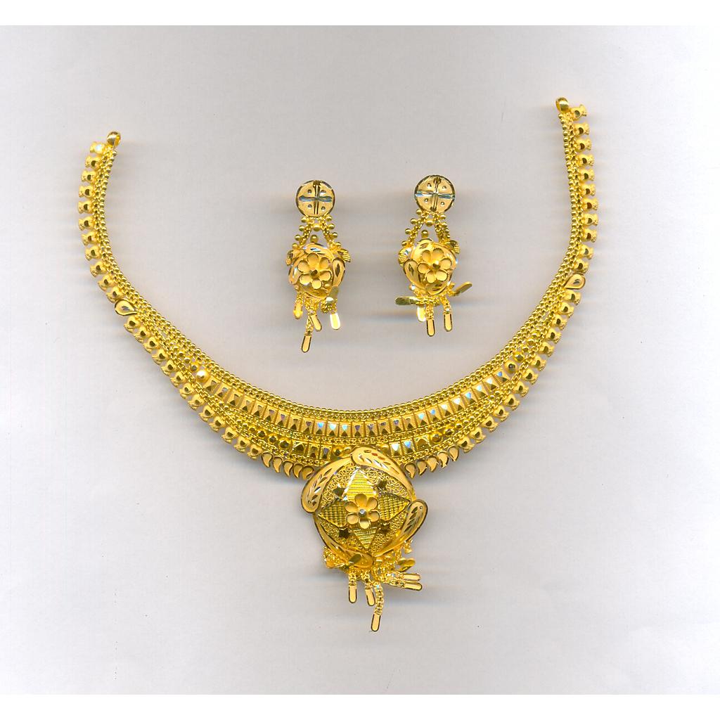 GOLD HALF SET ROUND PLAIN FANCY