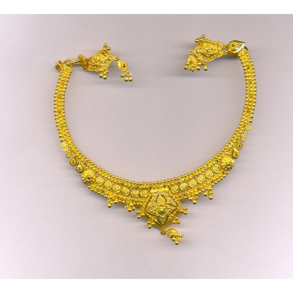 GOLD HALF SET ROUND PLAIN FANCY