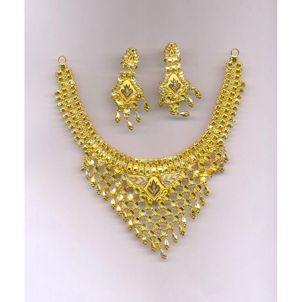 GOLD HALF SET ROUND PLAIN FANCY
