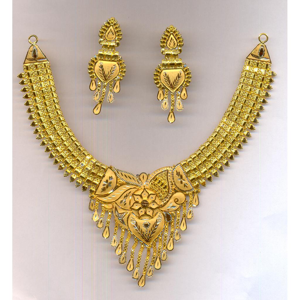 GOLD HALF SET ROUND PLAIN FANCY