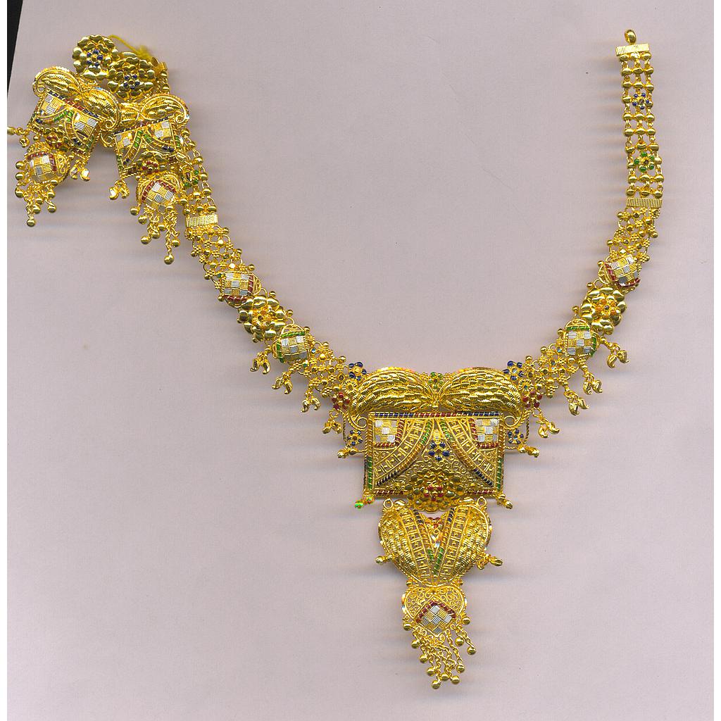 GOLD HALF SET ROUND PLAIN FANCY