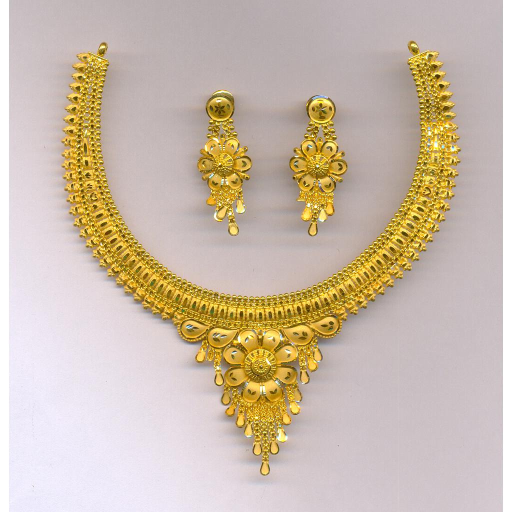 GOLD HALF SET ROUND PLAIN FANCY