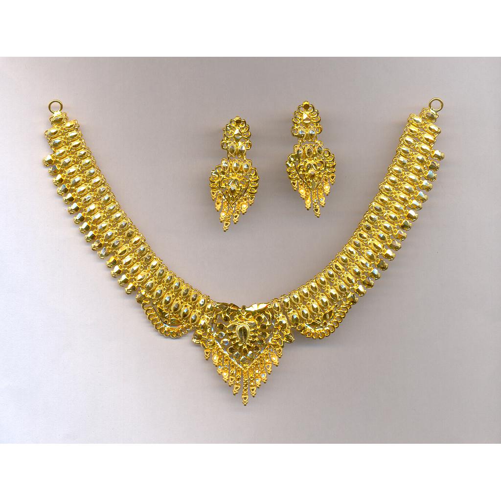 GOLD HALF SET ROUND PLAIN FANCY
