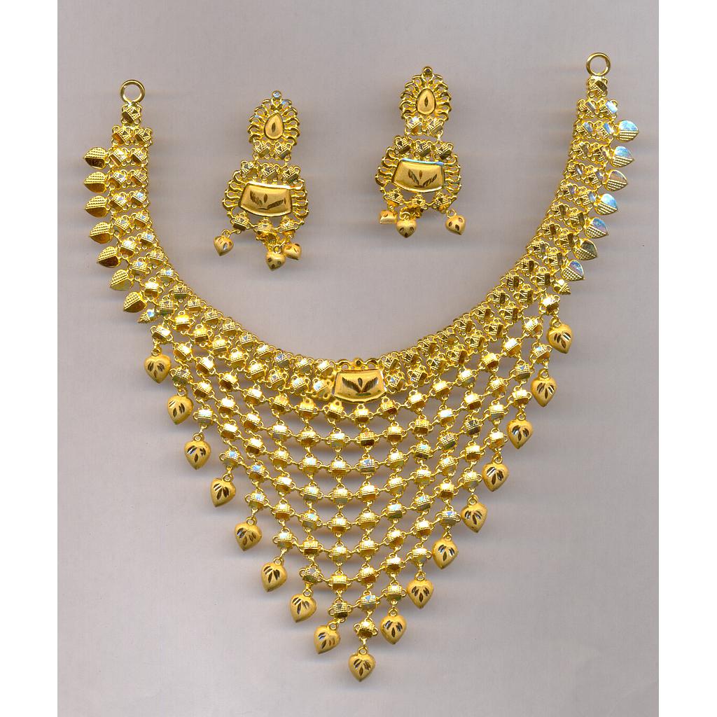 GOLD HALF SET ROUND PLAIN FANCY