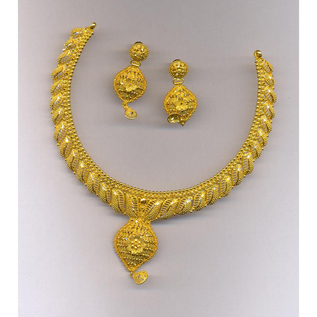 GOLD HALF SET ROUND PLAIN FANCY