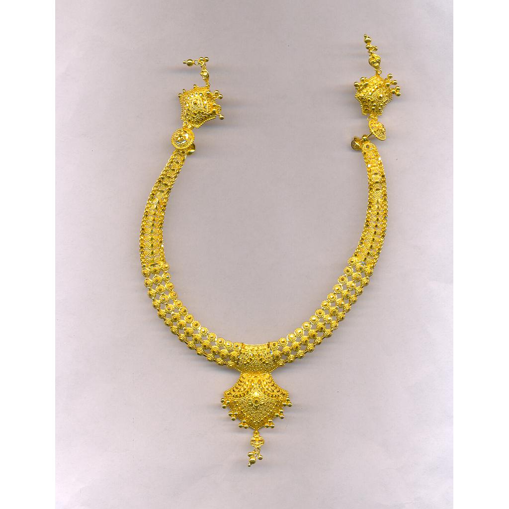 GOLD HALF SET ROUND PLAIN FANCY