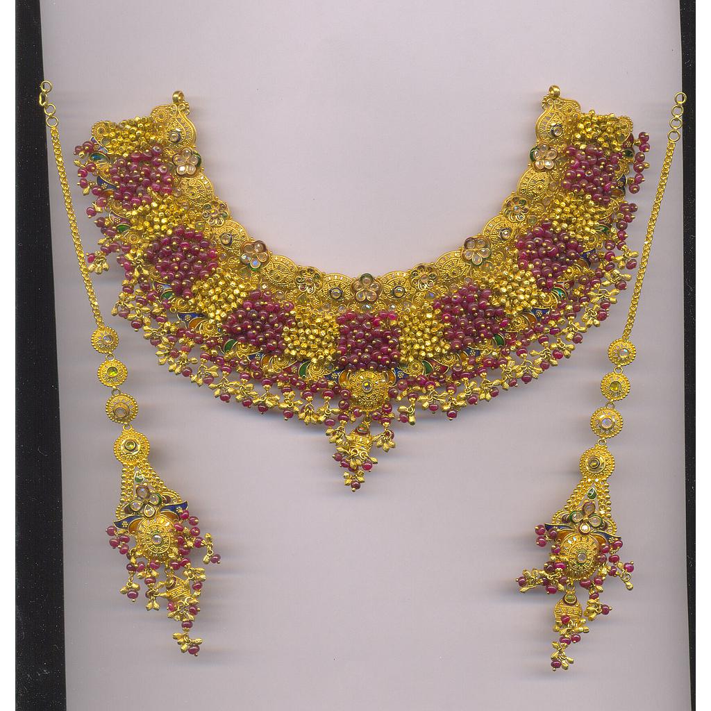 GOLD HALF SET ROUND PLAIN FANCY