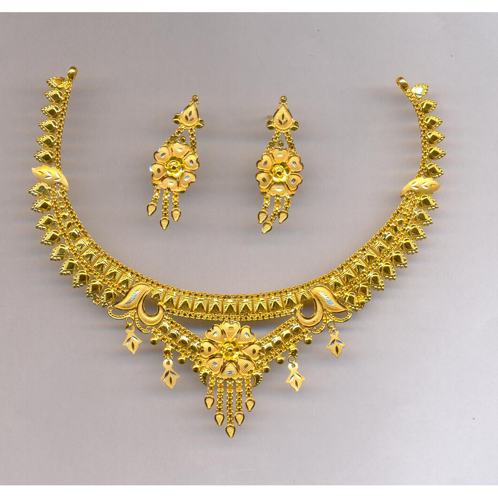 GOLD HALF SET ROUND PLAIN FANCY