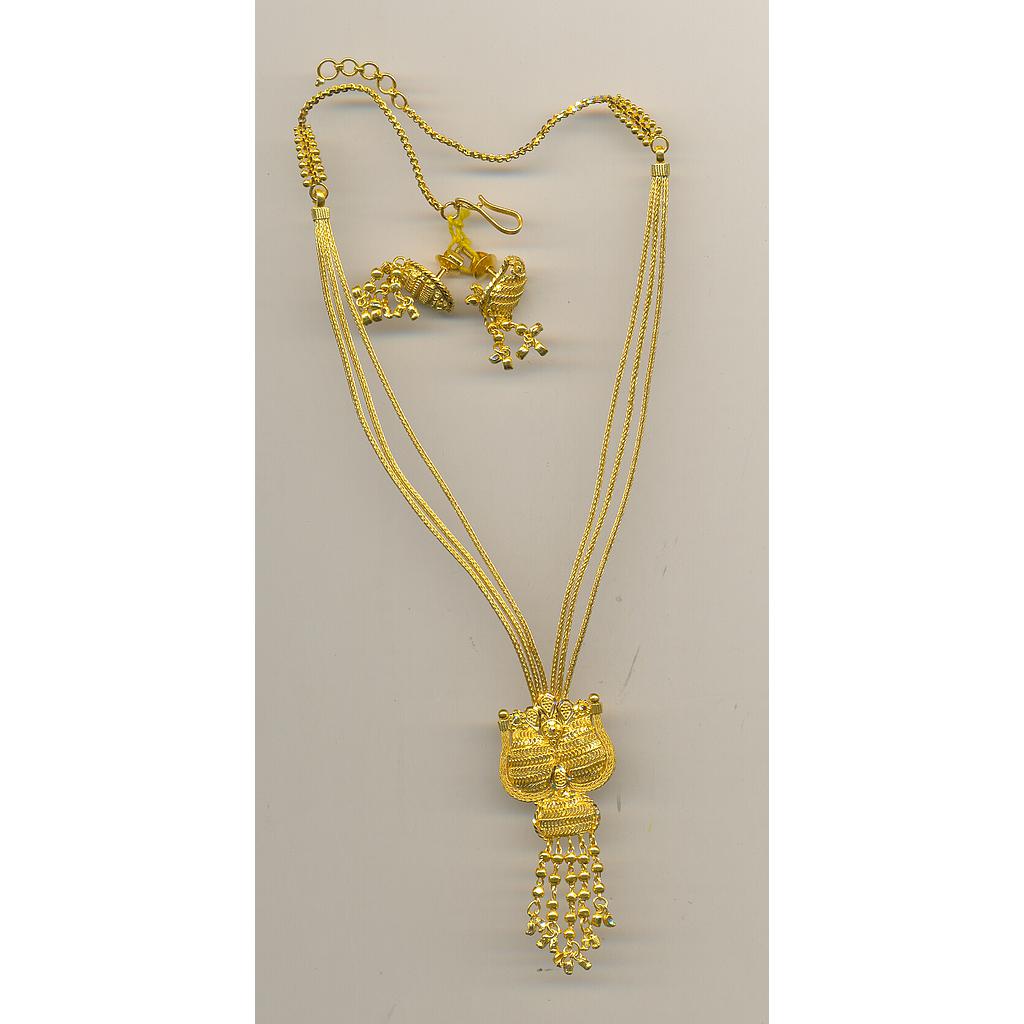 GOLD HALF SET ROUND PLAIN FANCY