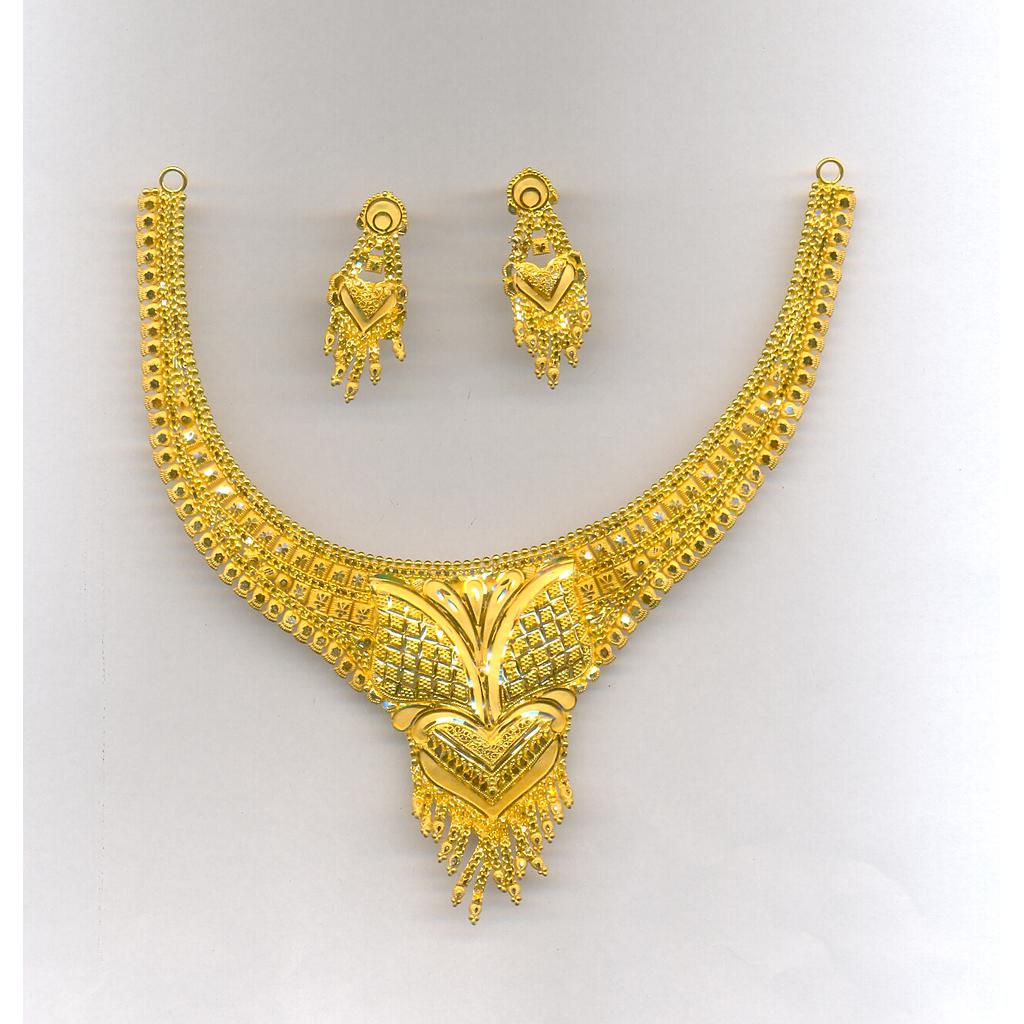 GOLD HALF SET ROUND PLAIN FANCY