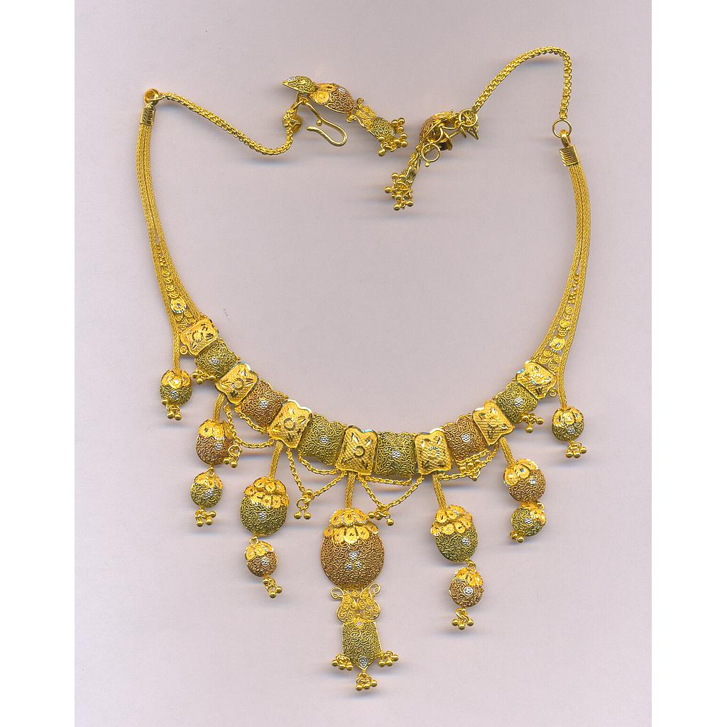 GOLD HALF SET ROUND PLAIN FANCY