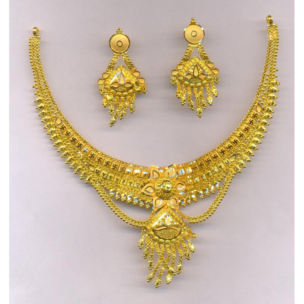 GOLD HALF SET ROUND PLAIN FANCY