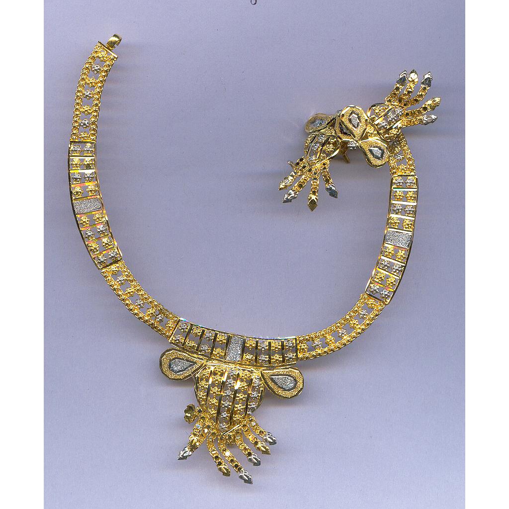 GOLD HALF SET ROUND PLAIN FANCY