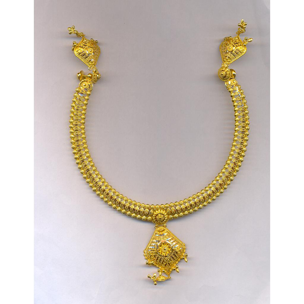 GOLD HALF SET ROUND PLAIN FANCY