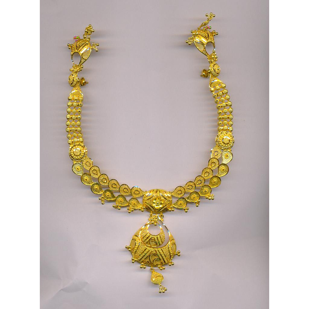 GOLD HALF SET ROUND PLAIN FANCY