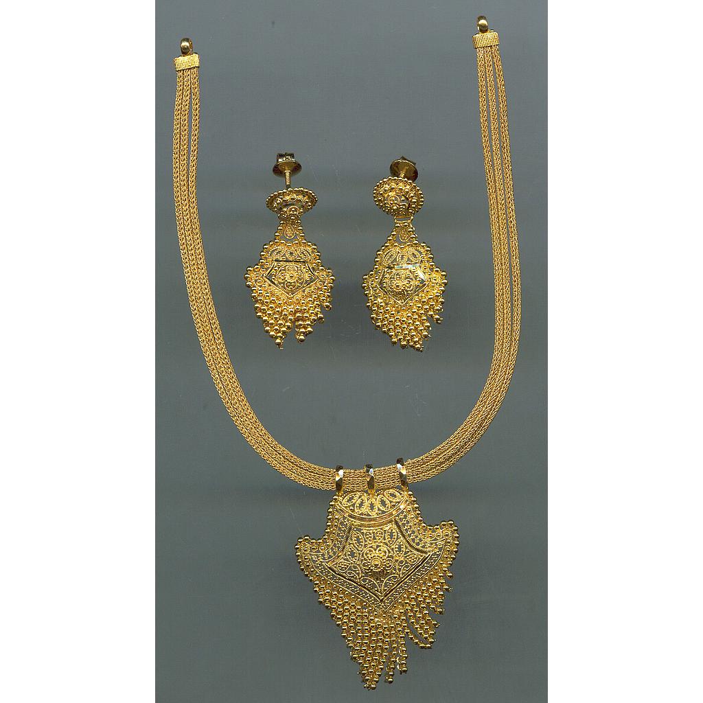 GOLD HALF SET ROUND PLAIN FANCY