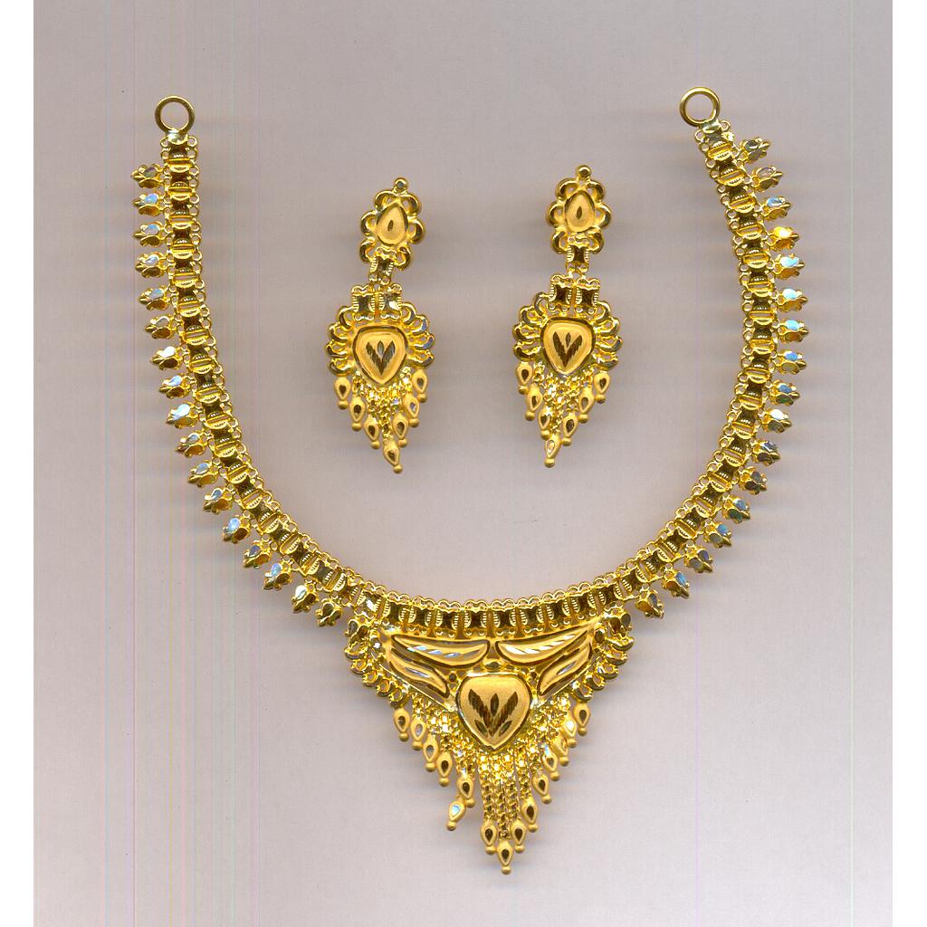 GOLD HALF SET ROUND PLAIN FANCY