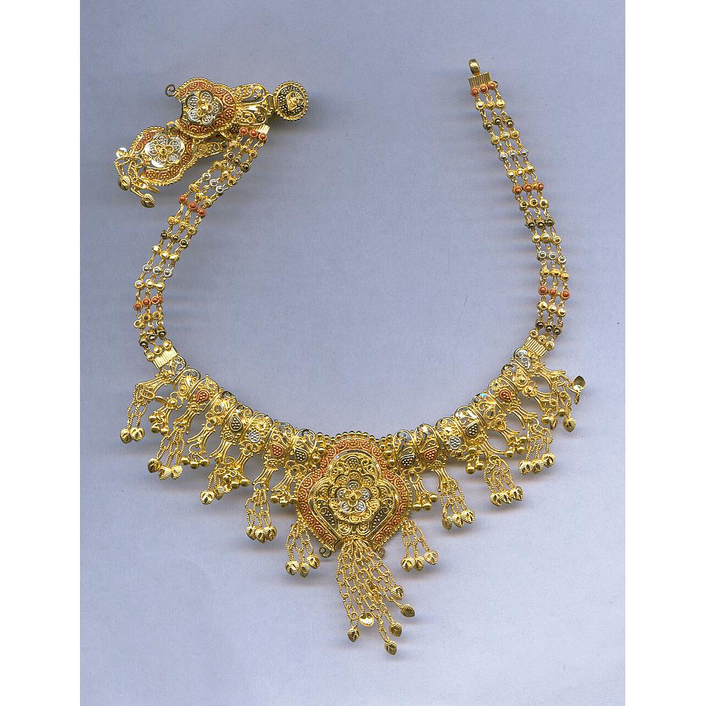 GOLD HALF SET ROUND PLAIN FANCY