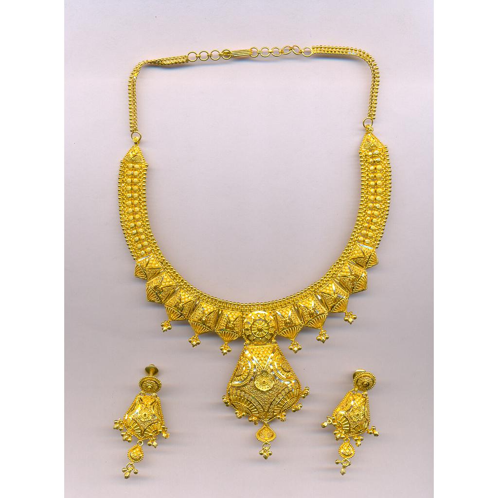 GOLD HALF SET ROUND PLAIN FANCY